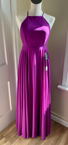 GOWN100-E Magenta/Fuchsia Gown. Size XS