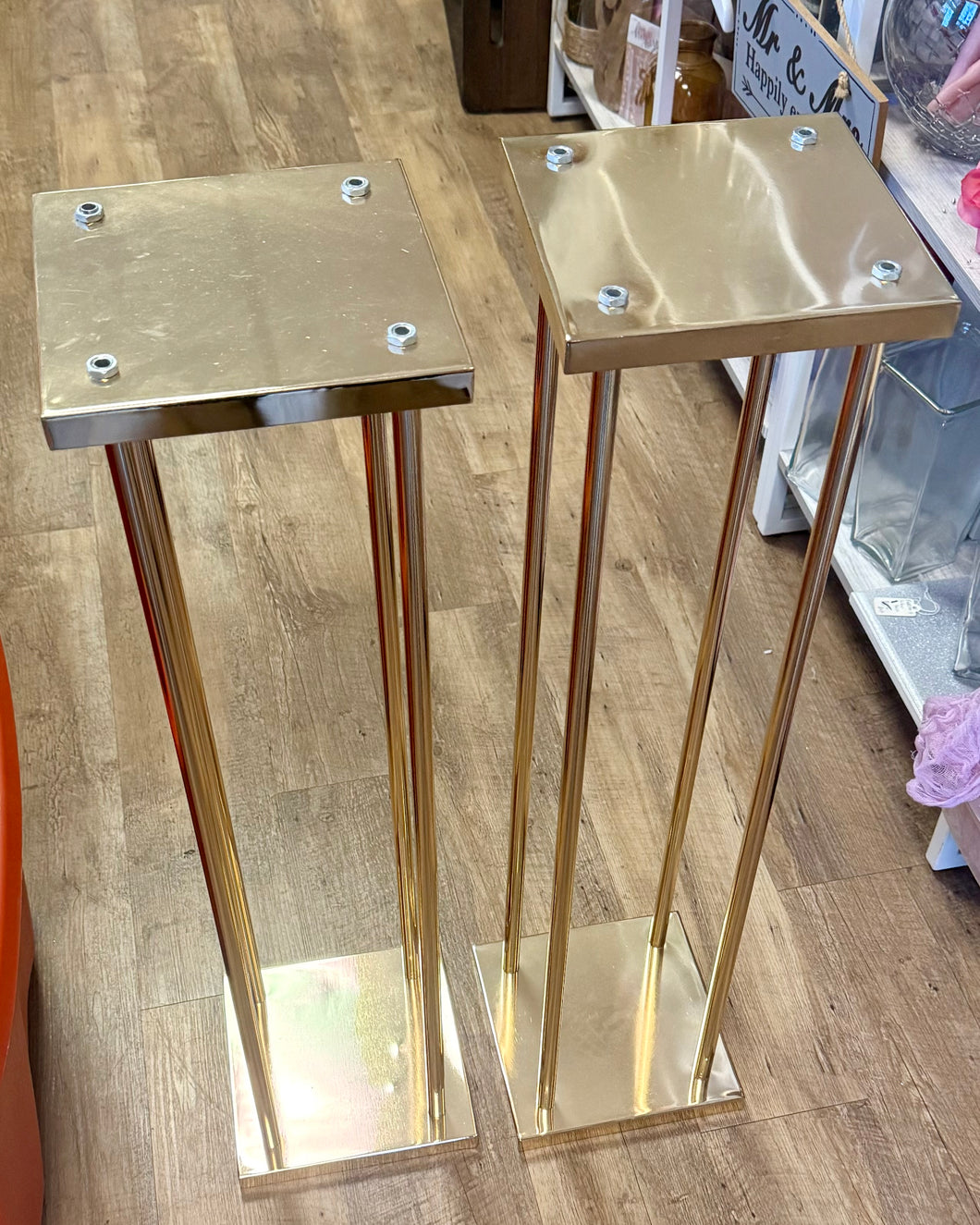REES100-AJ Rose Gold Column Stands