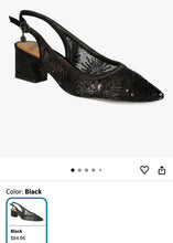 Load image into Gallery viewer, LYNN100-Y Black Sequin Strappy Heels. Size 9