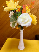 Load image into Gallery viewer, LYNC400-G Ivory &amp; Yellow Fall Floral Arrangement