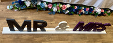 Load image into Gallery viewer, SMEG100-CH HUGE Mr &amp; Mrs Wood Sign