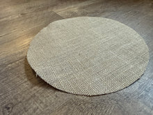 Load image into Gallery viewer, JUBAS-Q 10” Round, Burlap Placemat