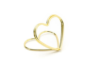 GAST200-J 20 Gold Heart Card Holders