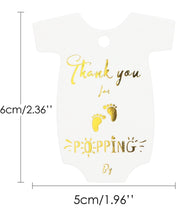 Load image into Gallery viewer, BRAC100-F Baby Shower “Thank you”Favor Tags