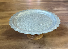 Load image into Gallery viewer, JUBAS-F Galvanized &amp; Wood Cake Stand