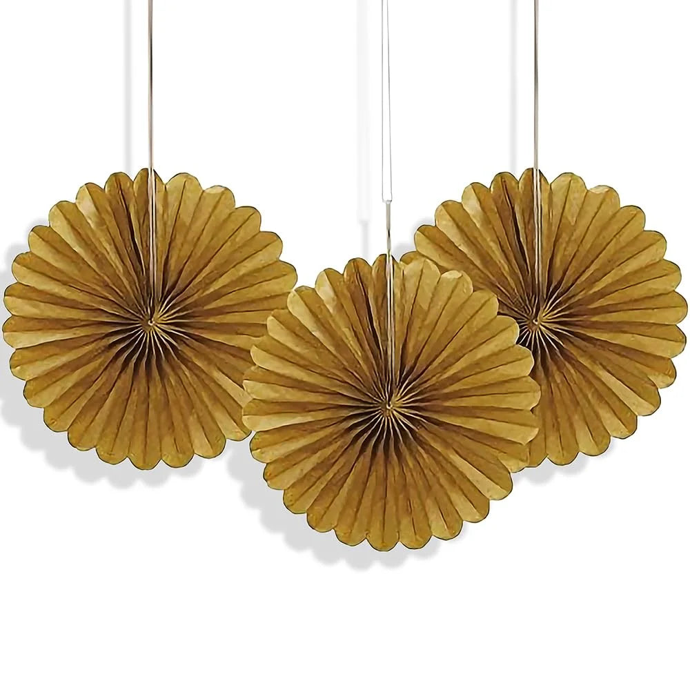 MATT100-N Gold Paper Pom-Poms