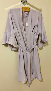 CASS100-C Dusty Lavender “L” Robe