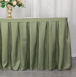 BOOZ100-F 21’ Sage Green Table Skirt