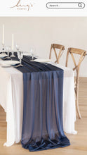 Load image into Gallery viewer, SMEG100-AJ Navy Blue Draping Material/Runner