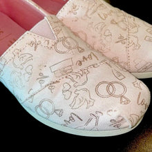 Load image into Gallery viewer, MCCU100-M Pink Wedding Day “Toms” Size 8.5