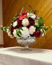 Load image into Gallery viewer, REES100-CJ Large Red/Burgundy/White Floral Arrangement