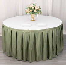 Load image into Gallery viewer, BOOZ100-F 21’ Sage Green Table Skirt