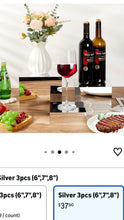 Load image into Gallery viewer, REES100-AQ Stackable Mirror Centerpieces