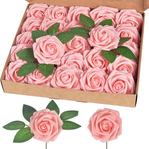 STRI100-L Baby Pink Foam Flowers