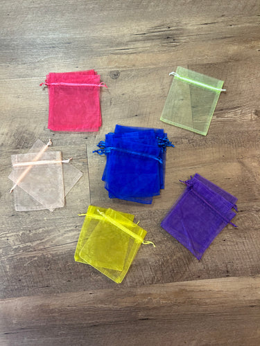 ILLI100-G Assorted Organza Bags