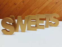 Load image into Gallery viewer, STRI100-H SWEETS Gold Letters