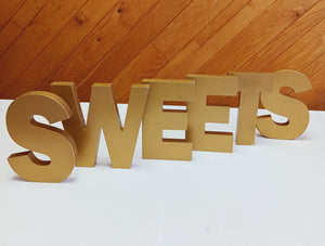 STRI100-H SWEETS Gold Letters