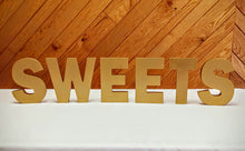 Load image into Gallery viewer, STRI100-H SWEETS Gold Letters