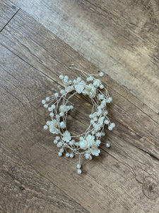 STRI100-D 3ft Pearl/Flower Hair Wire