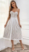 Load image into Gallery viewer, BOOZ100-D Nude Lace Bridal Shower Dress. S