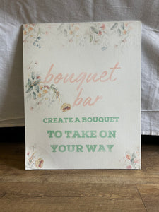 JOHN300-D “Bouquet Bar” Sign