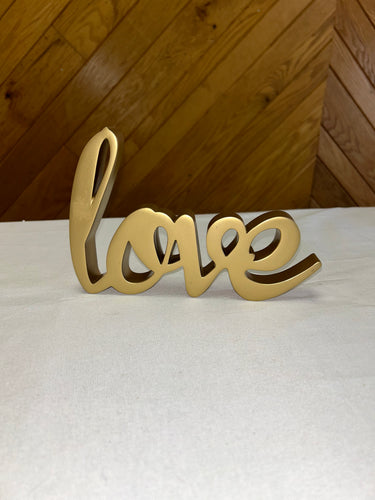 KOPI100-B Gold ‘Love’ Sign