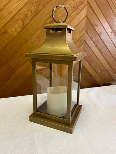 KOPI100-E Gold Hanging Lantern