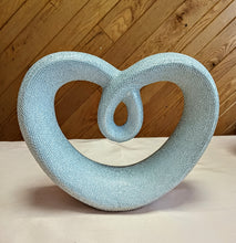 Load image into Gallery viewer, LIVI100-J Silver Ceramic Heart Decor