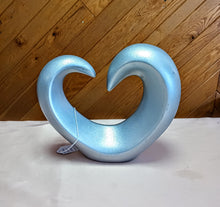 Load image into Gallery viewer, LIVI100-J Silver Ceramic Heart Decor