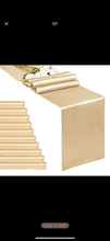 Load image into Gallery viewer, SEIGH-D 10 Champagne, Satin Table Runners
