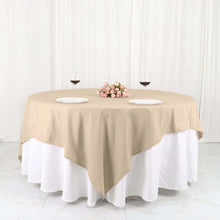 Load image into Gallery viewer, SEIGH-F 90” Nude/Beige Tablecloth Overlay
