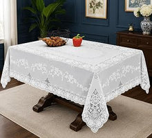 Load image into Gallery viewer, LYNN100-K Lace Vinyl, Rectangular Tablecloth