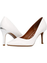 Load image into Gallery viewer, LYNN100-W White Pointed-Toe, Stiletto Heels. Size 8.5