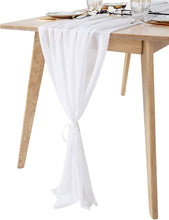 Load image into Gallery viewer, BENN100-K White Draping Material/Chiffon Runner
