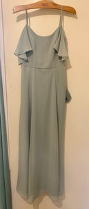 SCLE100-B Sage Green Gown. Size 2