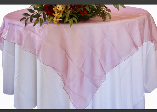 KENS100-F 72” Mauve Organza Overlay