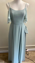 Load image into Gallery viewer, SCLE100-B Sage Green Gown. Size 2