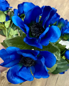 HANN200-E Royal Blue Flower Bunch