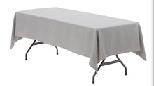 Load image into Gallery viewer, JUBI100-B 60” x 126” Grey Tablecloth
