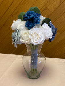FARA100-H Navy/Dusty Blue Bouquet