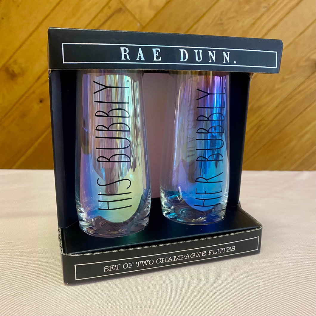 BEEN100-C Rae Dunn Champagne Flutes