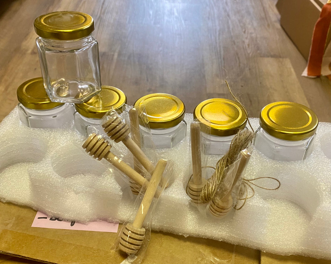 KACH100-B 6 Honey Jar Favors