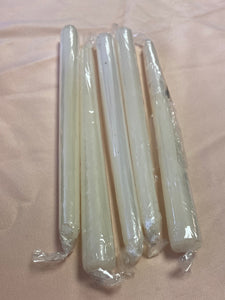 K&K-F Ivory Taper Candle
