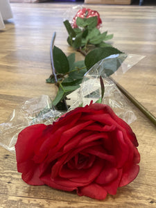 JENW-A 32” Red Rose Stems