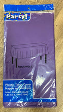 Load image into Gallery viewer, BLAK100-A Plastic, Purple Tablecloth