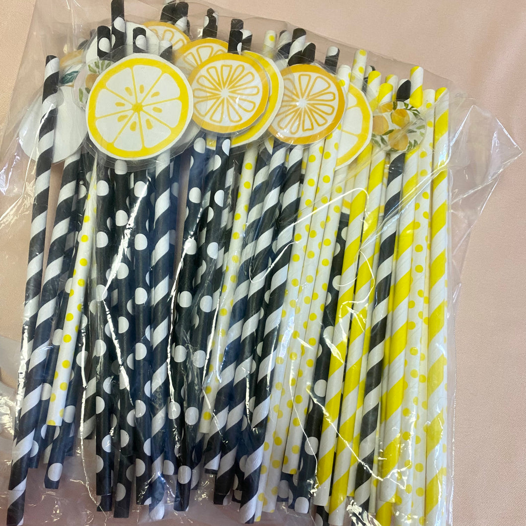 JUBI100-R Lemon Straws