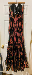 BERN200 Jovani Black Iridescent Gown. Size 14
