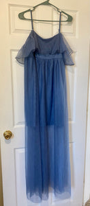 CLAP100-E Steel Blue Gown. Size 6/8