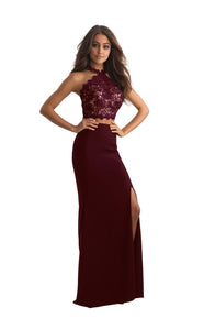 ROBE200-A 2-Piece Burgundy. Size 6