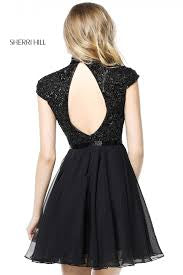 CASS100-G Short Black Gown. Size 4